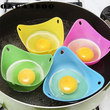 Silicone Non-Stick Egg Poacher — Perfect Poached Eggs Every Time!