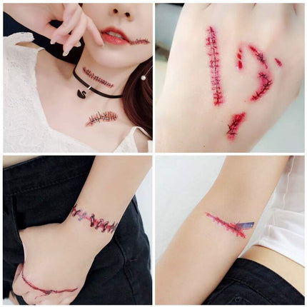 Halloween Tattoo Stickers 30 Pcs