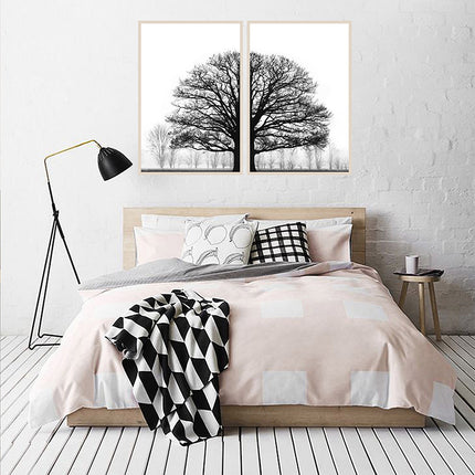 Black And White Trees - 70x100 cm