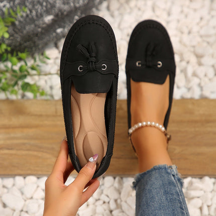 Round Head Loafers Non-slip Soft Comfortable Shoes