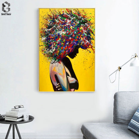 Niña de las flores - 60x90 cm