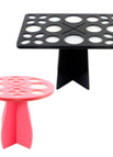 Black Square + Pink Round Set