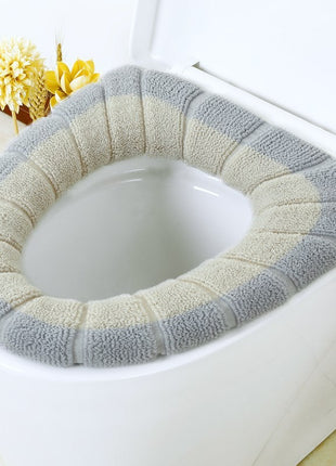 Elastic Thickened Toilet Seat Cushion – Fits O, U & V-Shaped Seats