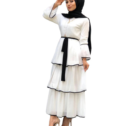 Layers Abaya with Headscarf