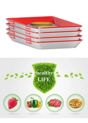 Reusable Food Preservation Tray — Keep Food Fresher, Longer, Greener
