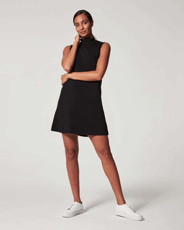 Round Neck Sleeveless Slim Dress