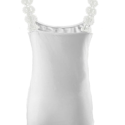 Lace Stitching Loose Vest