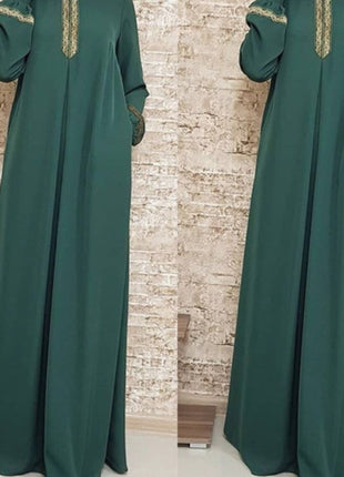 Plus Size Print Abaya