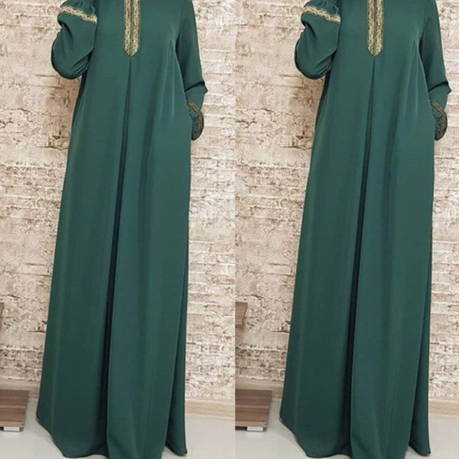 Plus Size Print Abaya