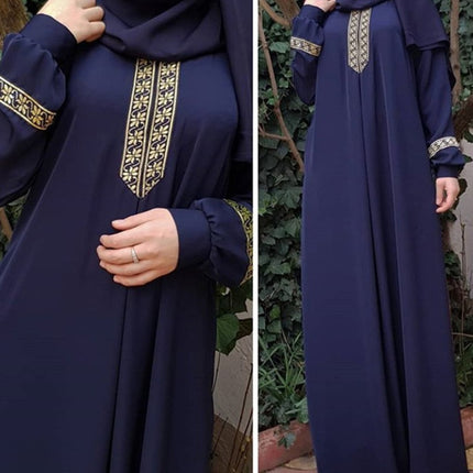 Plus Size Print Abaya