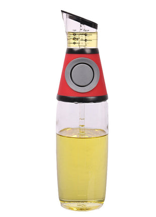 Glass Oil Dispenser Bottle with Measurement