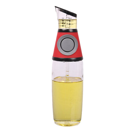 Glass Oil Dispenser Bottle with Measurement