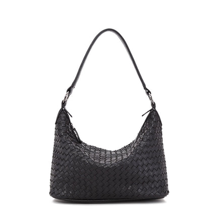 Korean Woven Shoulder Handbags