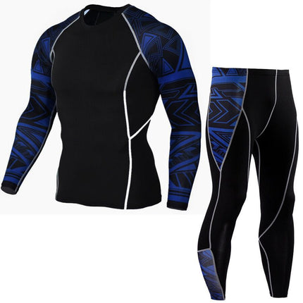 Long Sleeve & Pants Gym Suit