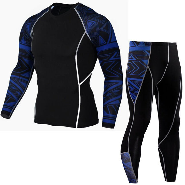 Long Sleeve & Pants Gym Suit