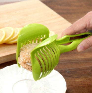 Fruit & Veggie Slicer Holder | Safe & Easy Food Grip Tool