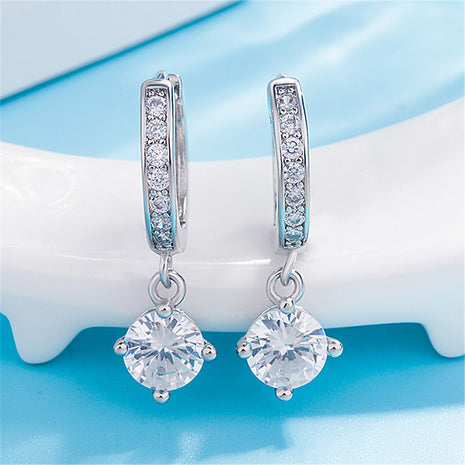 銅ジルコニアピアス