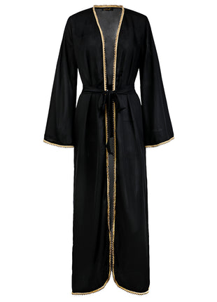 Bandage Chiffon Abaya