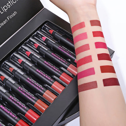 LANGMANNI Matte Lipstick set of 12