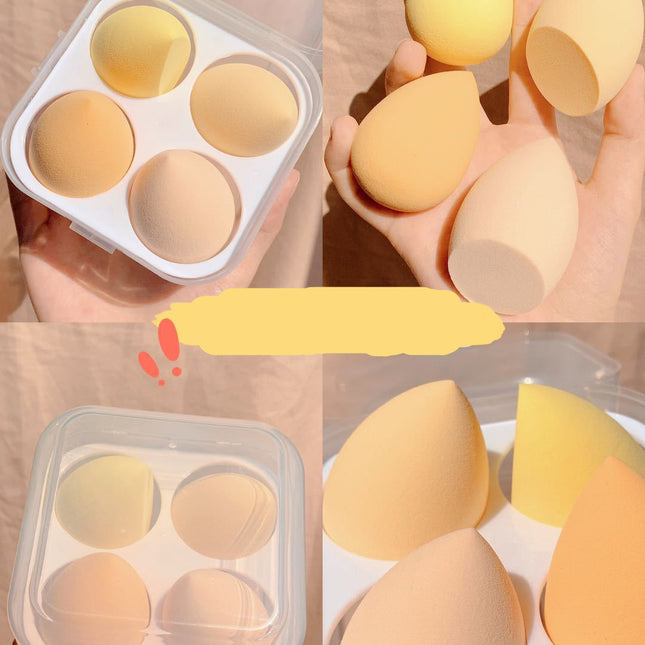 Makeup Sponge Egg with Box Set of 4
