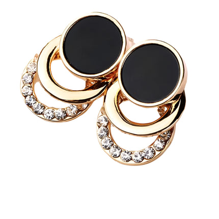 925 Silver Needle Diamond Earrings