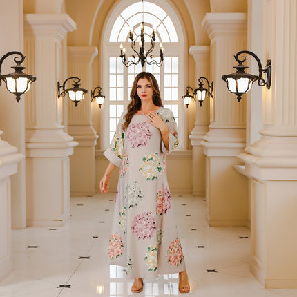 Elegant Flower Beaded Dress