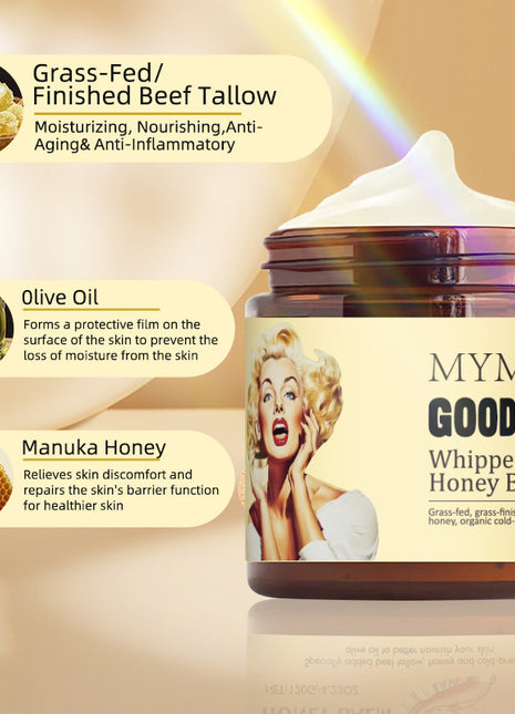 MYMHFP Crema Hidratante de Sebo y Miel | Crema Nutritiva e Hidratante Profunda para la Piel