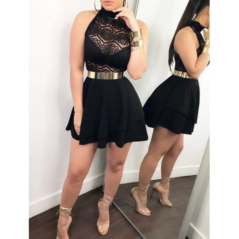 Lace Stitching Dress