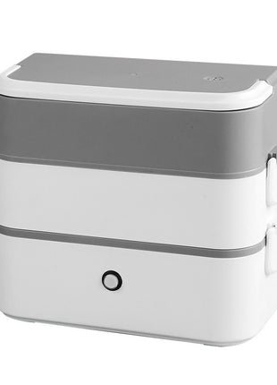 二層式差し込み型携帯用加熱弁当箱