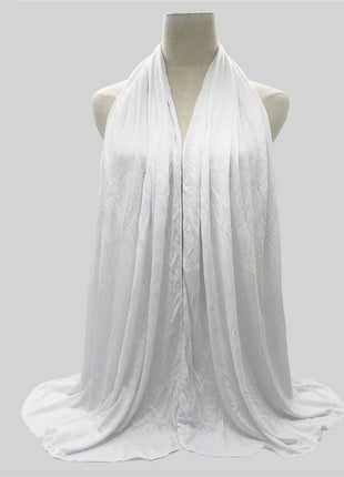 وشاح طويل من الجيرسيه العصري بمقاس 170x60 سم