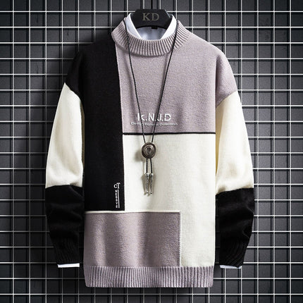 Men's Fashion Loose Fitting Knit Sweater