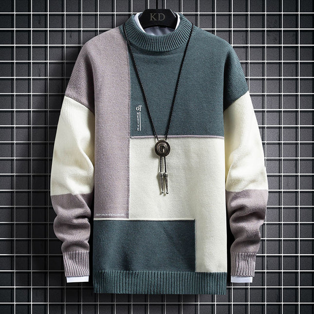 Men's Fashion Loose Fitting Knit Sweater