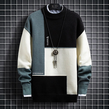 Men's Fashion Loose Fitting Knit Sweater