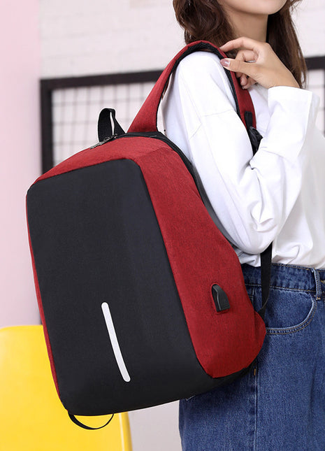 Casual Backpack Anti-Theft Multi-Function USB Outlet