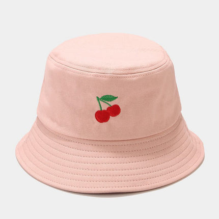 Cherry Pattern Embroidery Hat