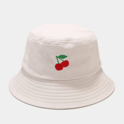 Cherry Pattern Embroidery Hat