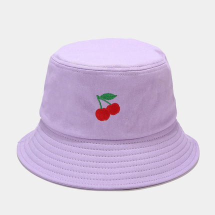 Cherry Pattern Embroidery Hat