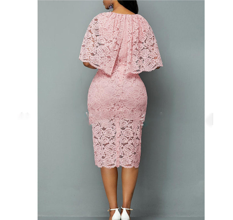 Plus Size Maxi Lace Dashiki Ankara Robe Dress