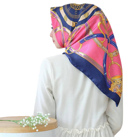 وشاح حريري صناعي أنيق