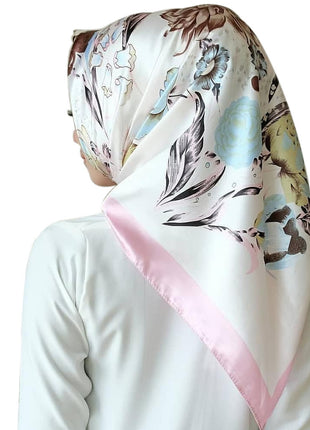 وشاح حريري صناعي أنيق