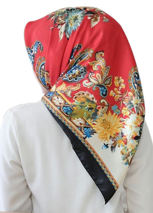 وشاح حريري صناعي أنيق