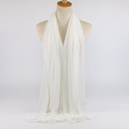 Thick Chiffon Long Scarf