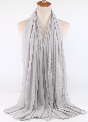 厚手シフォンロングスカーフ