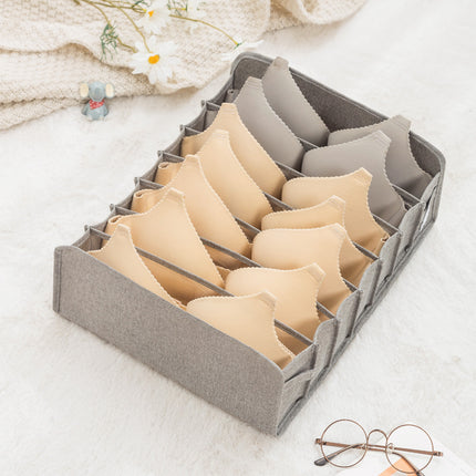 Cationic Underwear Storage Box Dormitory Fabric Bra, Socks, Panty Box