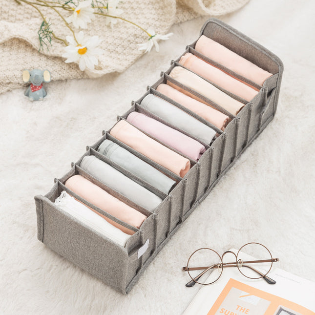 Cationic Underwear Storage Box Dormitory Fabric Bra, Socks, Panty Box