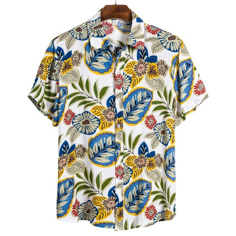 Men's Cotton Short Sleeve Shirt