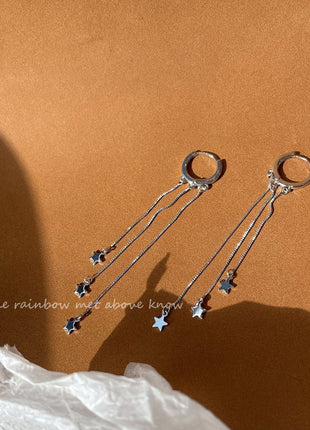 Japanese Star Tassel Earrings