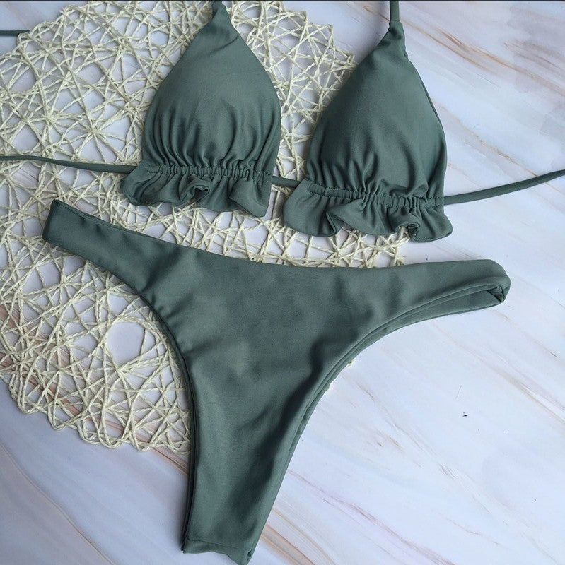 Ruffle Strap Bikini