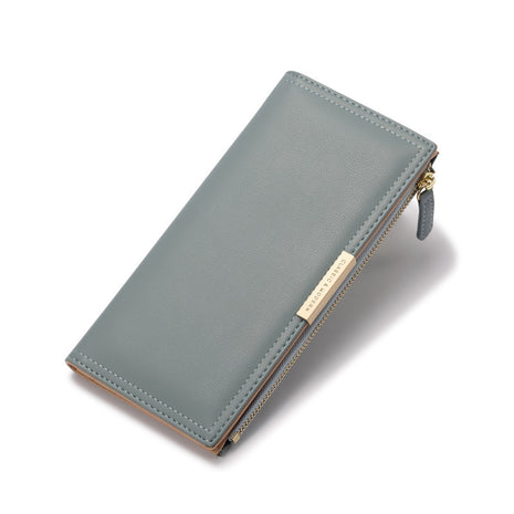 Korean Long Multi Card Zipper Bag Wallet