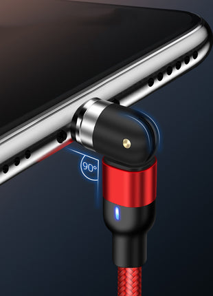 マグネット充電ケーブル 540度回転